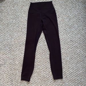 lululemon aligns 25” brown espresso!